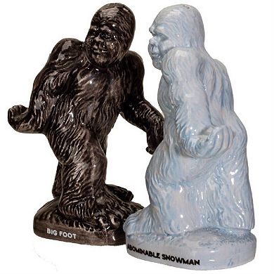 Big Foot Ceramic Magnetic Salt and Pepper Shakers Set