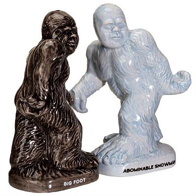 Big Foot Ceramic Magnetic Salt and Pepper Shakers Set