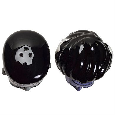 Mr and Mrs Frankenstein Ceramic Magnetic Salt and Pepper Shaker Set