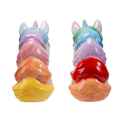 Unicorn Magnetic Ceramic Salt and Pepper Shaker Set