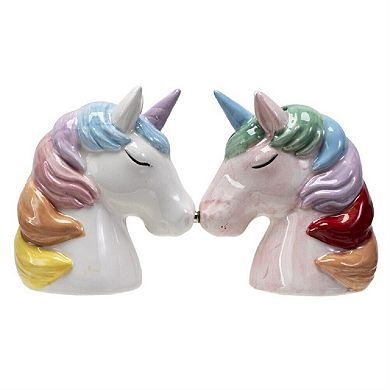 Unicorn Magnetic Ceramic Salt and Pepper Shaker Set