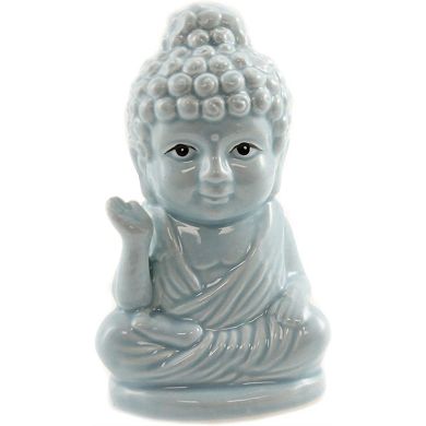 Sitting Buddha Ceramic Salt and Pepper Shaker Set