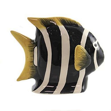 Pacific Trading Angel Fish Magnetic Ceremic Salt and Pepper Shakers