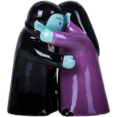 Hugging Vampires Ceramic Salt and Pepper Shakers Magnetic