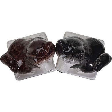 We're Not Fat Huskies Ceramic Salt and Pepper Shakers Set