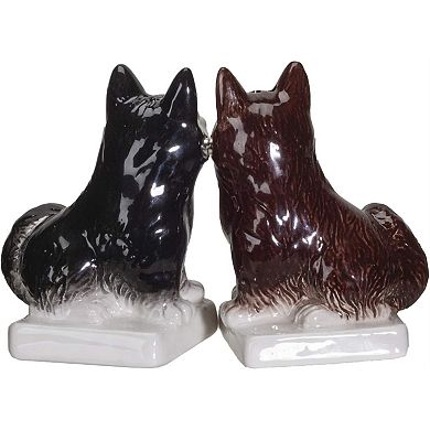 We're Not Fat Huskies Ceramic Salt and Pepper Shakers Set