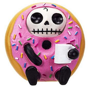 Furrybones Donatsu Skeleton in Donut Costume Figurine
