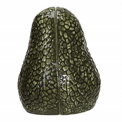 Avocado Ceramic Magnetic Salt and Pepper Shakers Set