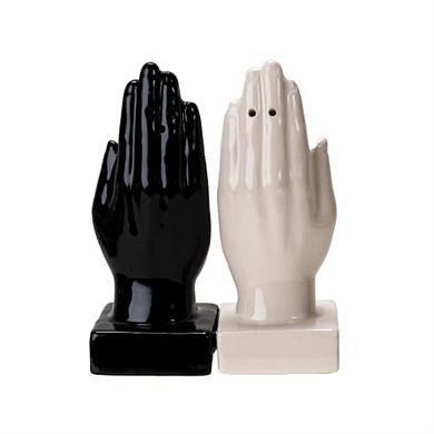 Pacific Giftware Mystic Visionary Fortune Teller Magnetic Ceramic Salt and Pepper Shakers