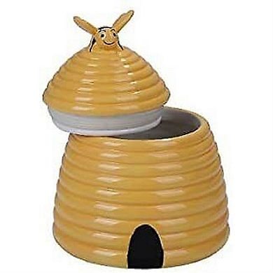 Honeybee Beehive Ceramic Cookie Storage Jar