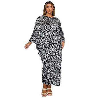 Plus Size Mary J Asymmetrical Maxi Dress