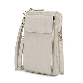 MKF Collection Caddy Faux leather Phone Wallet Crossbody Bag