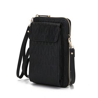 MKF Collection Caddy Faux leather Phone Wallet Crossbody Bag