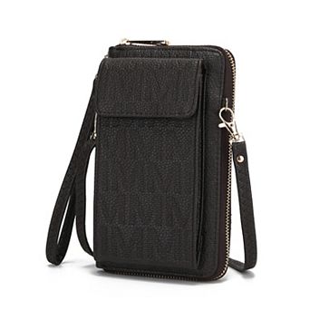 MKF Collection Caddy Faux leather Phone Wallet Crossbody Bag