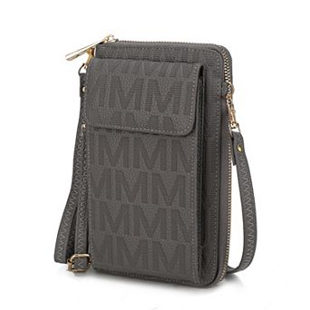 MKF Collection Caddy Faux leather Phone Wallet Crossbody Bag