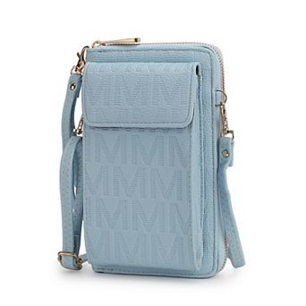 MKF Collection Caddy Faux leather Phone Wallet Crossbody Bag