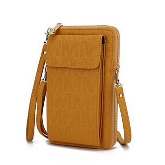 MKF Collection Caddy Faux leather Phone Wallet Crossbody Bag