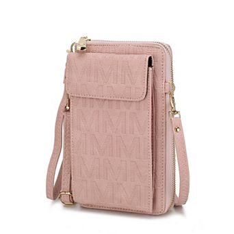 MKF Collection Caddy Faux leather Phone Wallet Crossbody Bag