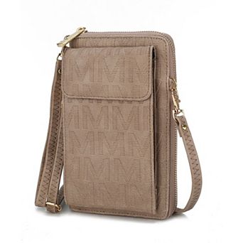 MKF Collection Caddy Faux leather Phone Wallet Crossbody Bag