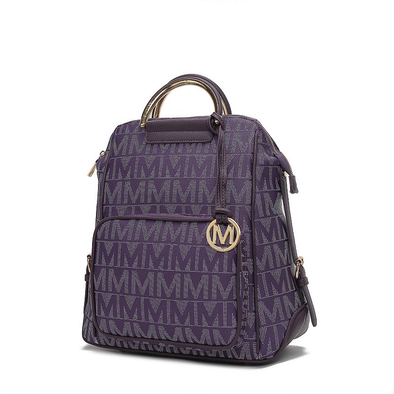 MKF Collection Cora Milan M Signature Trendy Backpack, 