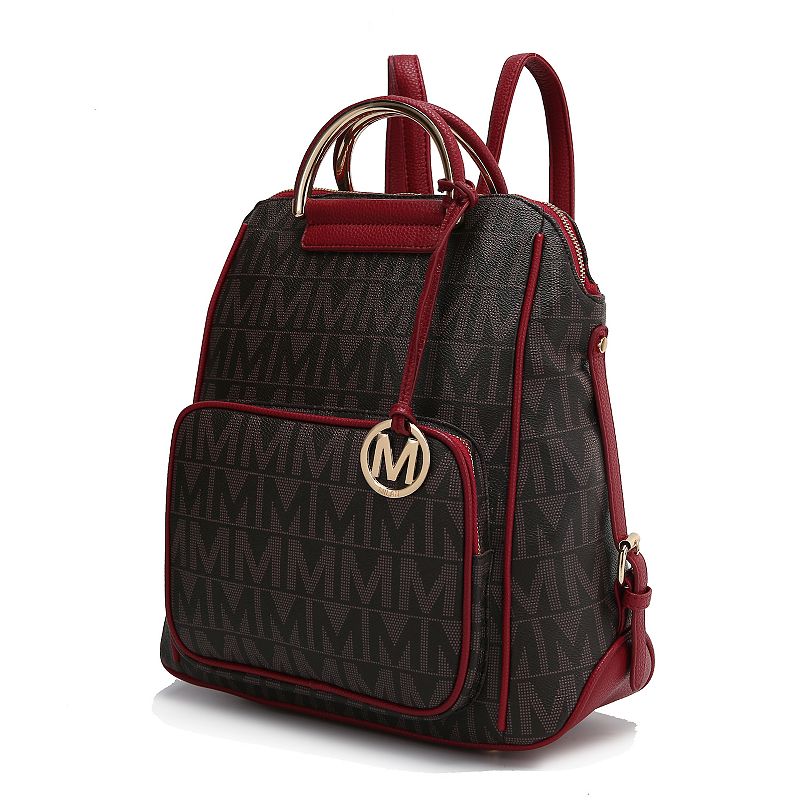 MKF Collection Cora Milan M Signature Trendy Backpack, 