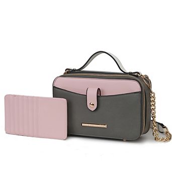 MKF Collection Oaklynn Camera Bag With Adjustable Strap & Multiple Compartments