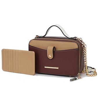 MKF Collection Oaklynn Camera Bag With Adjustable Strap & Multiple Compartments