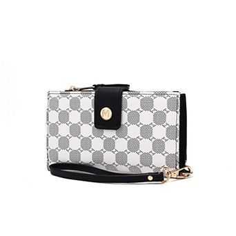 MKF Collection Solene Circular Print Faux leather Wristlet Wallet