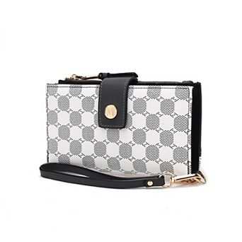 MKF Collection Solene Circular Print Faux leather Wristlet Wallet
