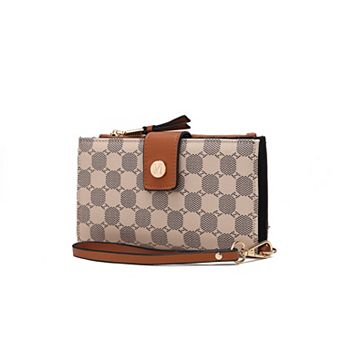 MKF Collection Solene Circular Print Faux leather Wristlet Wallet