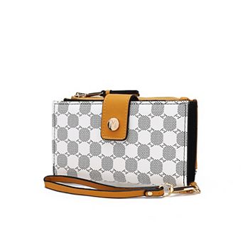 MKF Collection Solene Circular Print Faux leather Wristlet Wallet