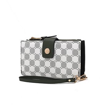 MKF Collection Solene Circular Print Faux leather Wristlet Wallet
