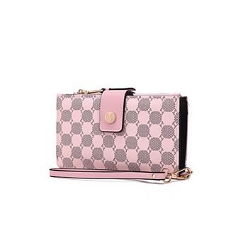 MKF Collection Solene Circular Print Faux leather Wristlet Wallet