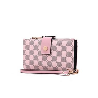 MKF Collection Solene Circular Print Faux leather Wristlet Wallet