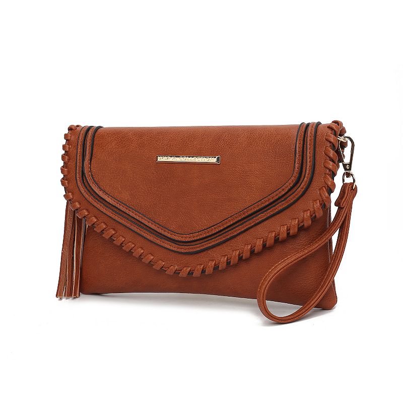 MKF Collection Remi Faux leather Shoulder Bag, Brown