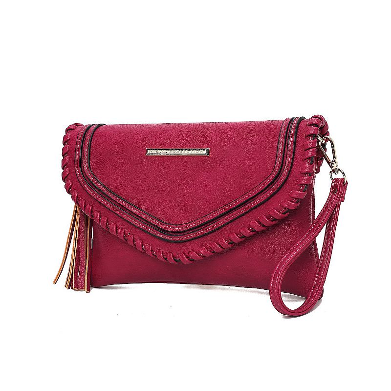 MKF Collection Remi Faux leather Shoulder Bag, Red