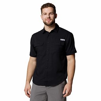 Men's Columbia PFG Backwater Short Sleeve Button-Down Shirt