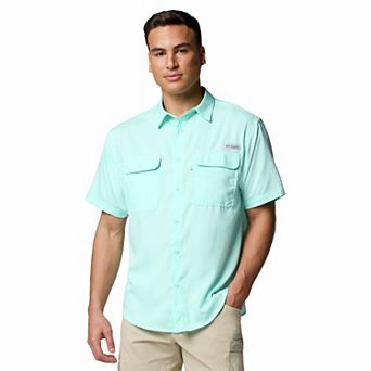 Men's Columbia PFG Backwater Short Sleeve Button-Down Shirt
