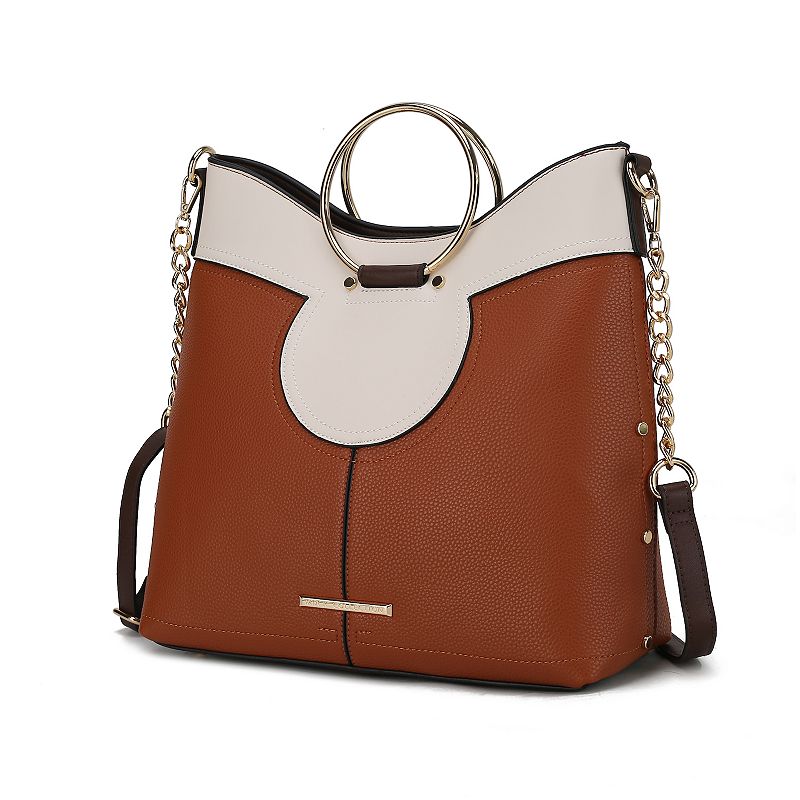MKF Collection Kylie Top Handle Satchel Bag, Red