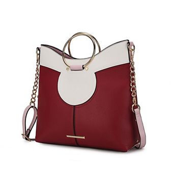 MKF Collection Kylie Top Handle Satchel Bag