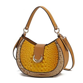 MKF Collection Jain Croc-Embossed Shoulder Bag