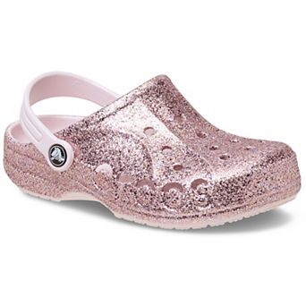 Crocs Baya Mixed Glitter Clog Girls Slip-On Clogs