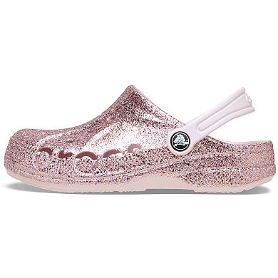 Crocs Baya Mixed Glitter Clog Girls Slip-On Clogs