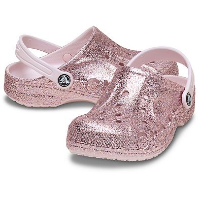 Crocs Baya Mixed Glitter Clog Girls Slip-On Clogs