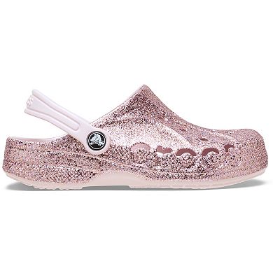 Crocs Baya Mixed Glitter Clog Girls Slip-On Clogs