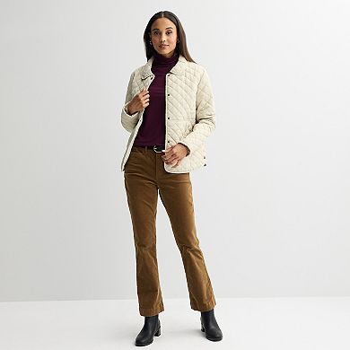 Women's Croft & Barrow® Fitted Turtleneck