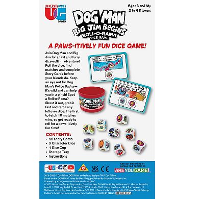 Dog Man Big Jim Begins Roll-O-Rama Dice Game