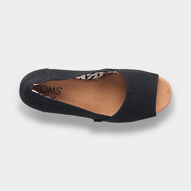 TOMS Essential Women's Wedge Peep Toe Sandals
