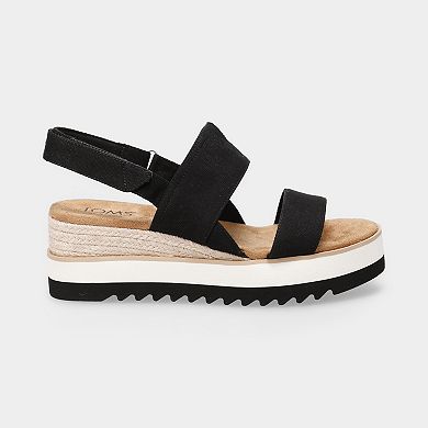 TOMS Emilia Wedge Women's Slingback Sandals