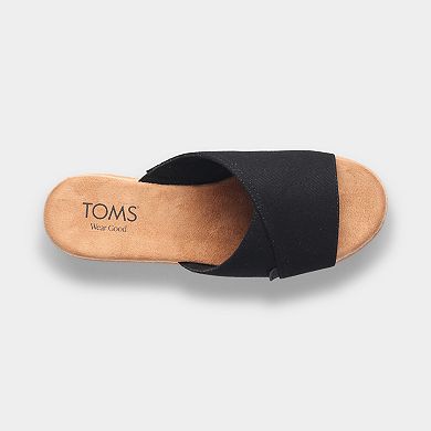 TOMS Carmen Women's Wedge Slip-On Sandals